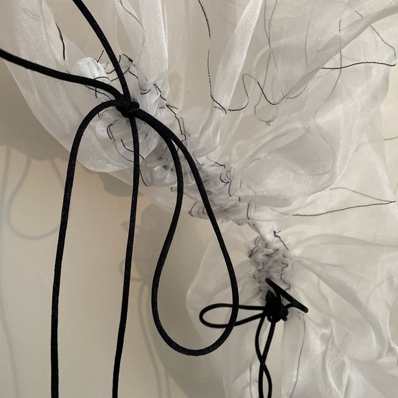 Sheer White Top - Picture 3 of 5